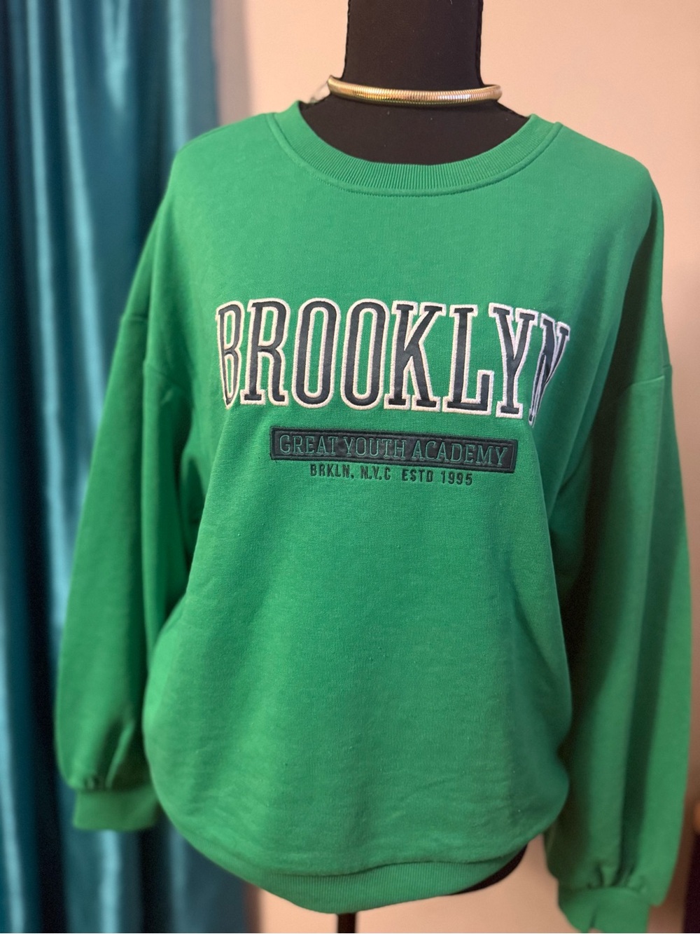 Only Green Brooklyn Crewneck Sweatshirt